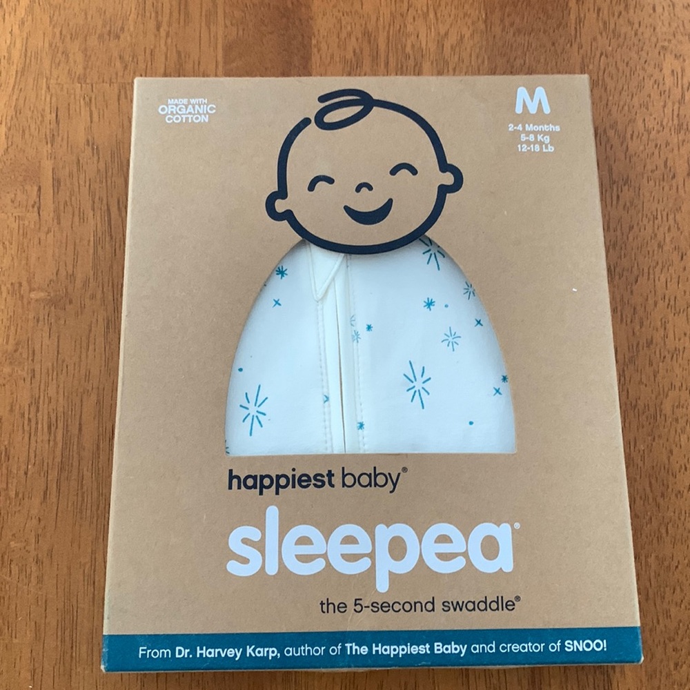 Never opened Happiest Baby Sleepea swaddle